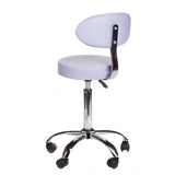 Taboret kosmetyczny z oparciem BD-9934 lavender - BVShop