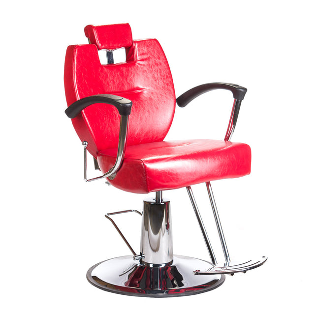 Fotel barberski HEKTOR BH-3208 Red - BVShop