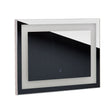 LED-lit Mirror NEW YORK 50x70cm by Beauty System showing illuminated rectangular mirror with LED lighting and sleek frame.