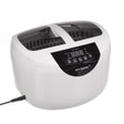 Professional ultrasonic cleaner 2.5L by Beauty System, showing stainless steel tank and control panel for jewelry and instrument cleaning.