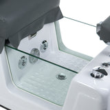 Fotel do pedicure z masażem BR-2310 Szary - BVShop