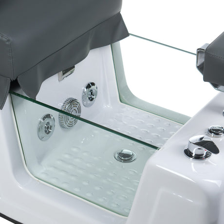 4-Fotel do pedicure z masażem BR-2310 Szary-4