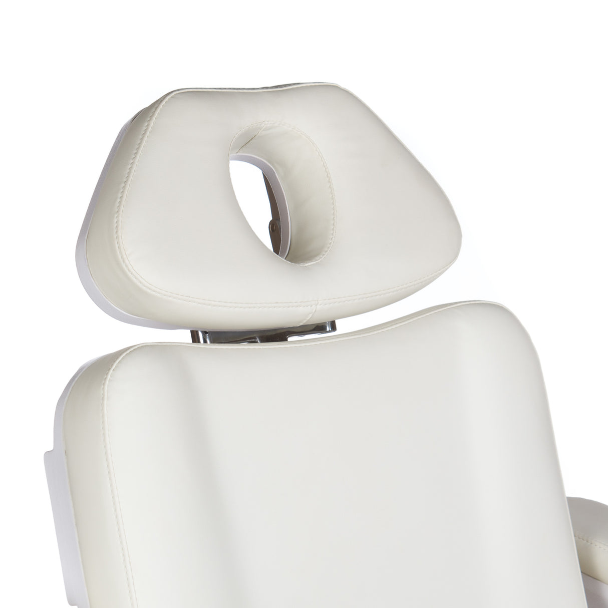 Elektryczny fotel kosmet podgrzewany BR-6686 biały - BVShop