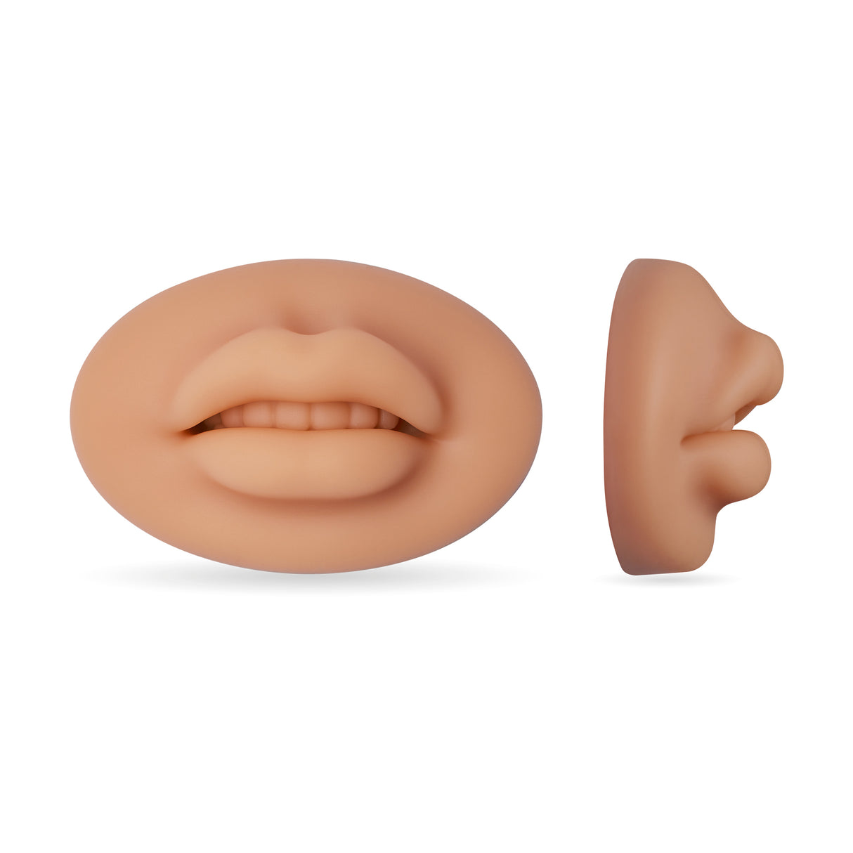 Swiss Color 3D Prática Lábio Silicone Macio Claro/Escuro