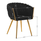 4Rico chair QS-GW06G black - BVShop