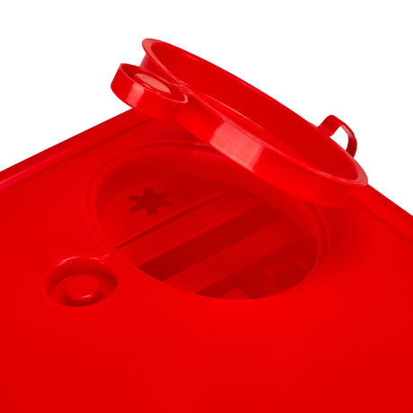 5 L RED MEDICAL WASTE CONTAINER - BVShop