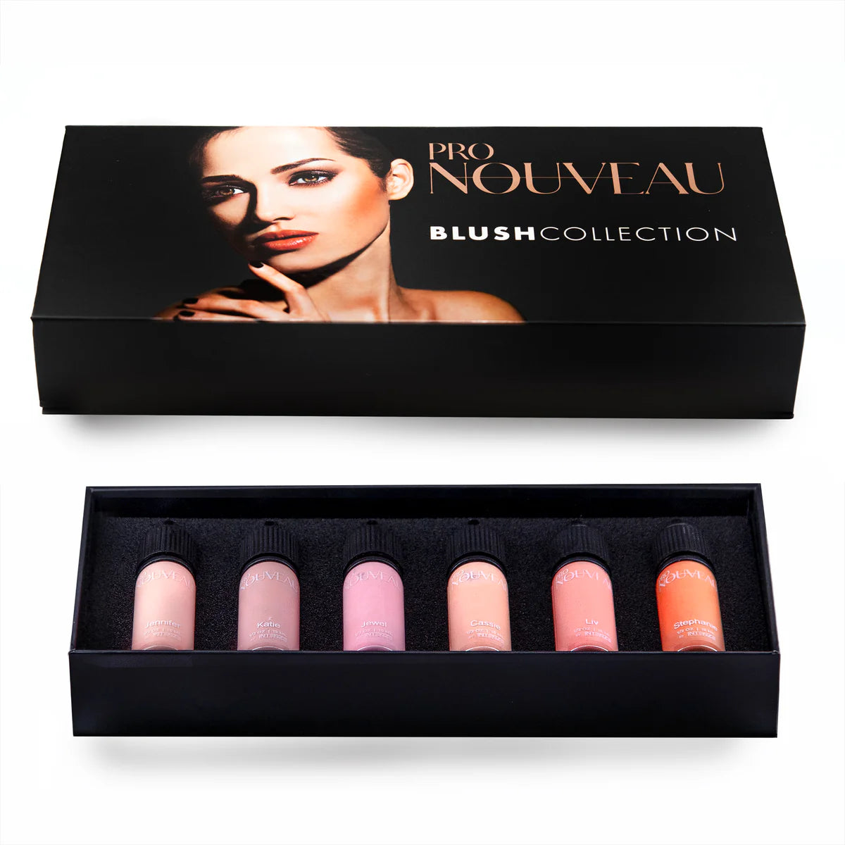 Coleção de Batons Blush Pro Nouveau da Intenze 6x15ml