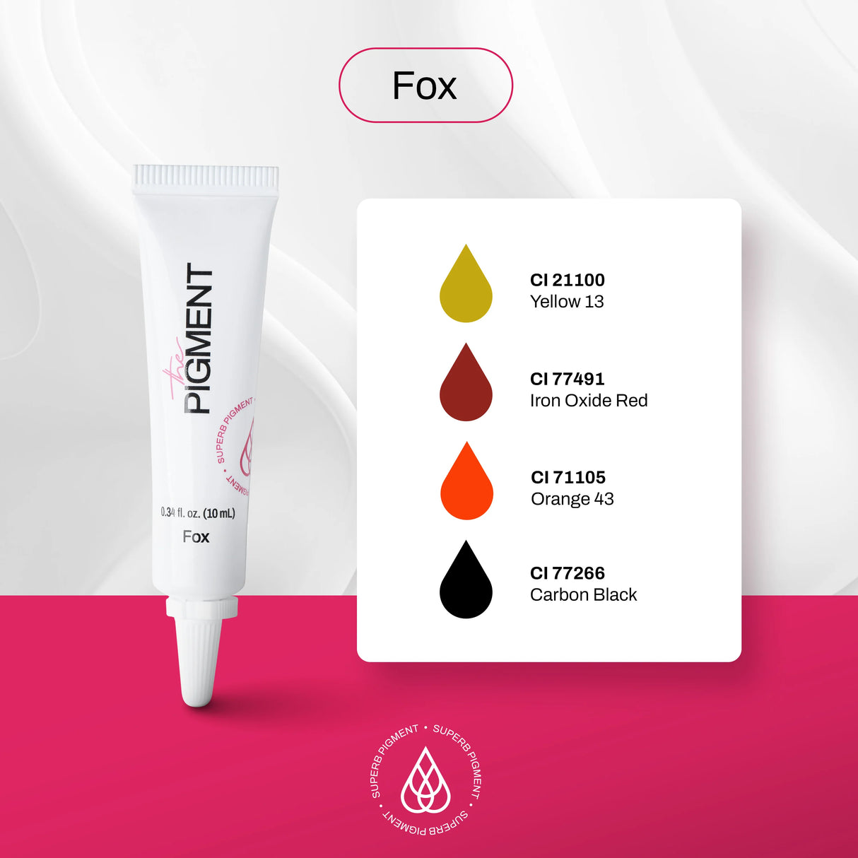O Pigmento Microblading Fox Pigment 10ml