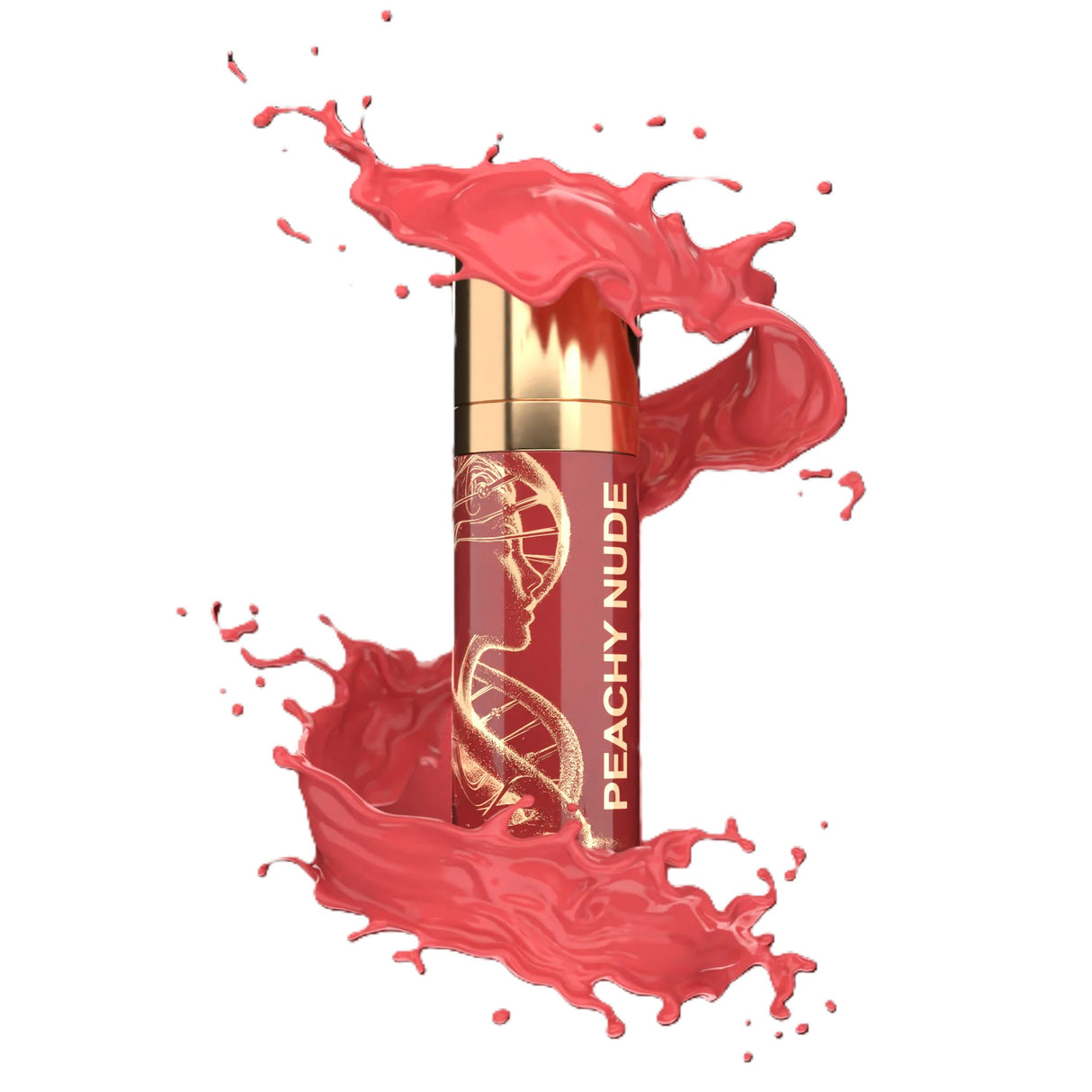 BROW DADDY × DNA Pigments Gold Collection Lips Peachy Nude