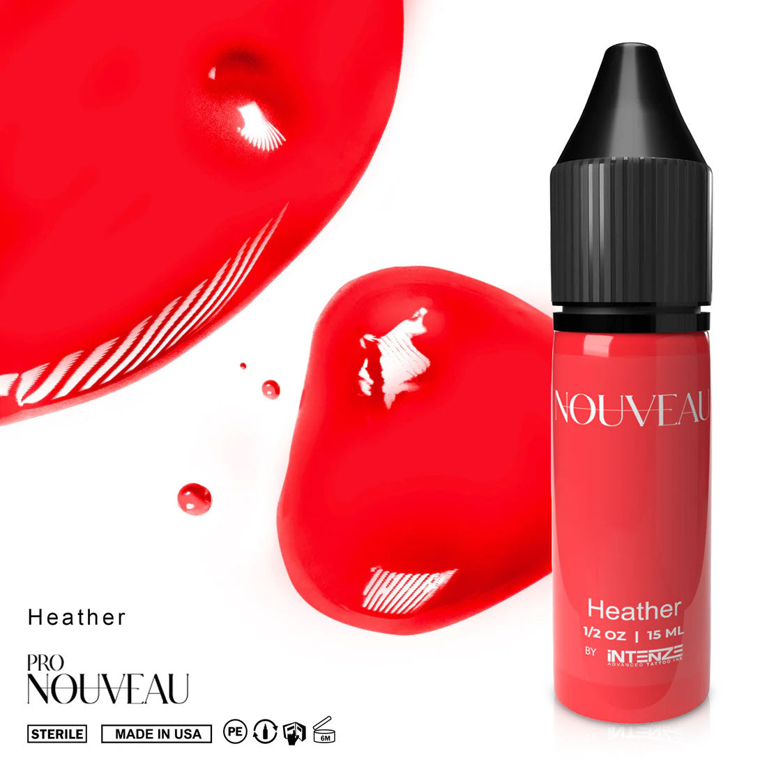 Pigmentos para Lábios Pro Nouveau da Intenze Heather 15ml