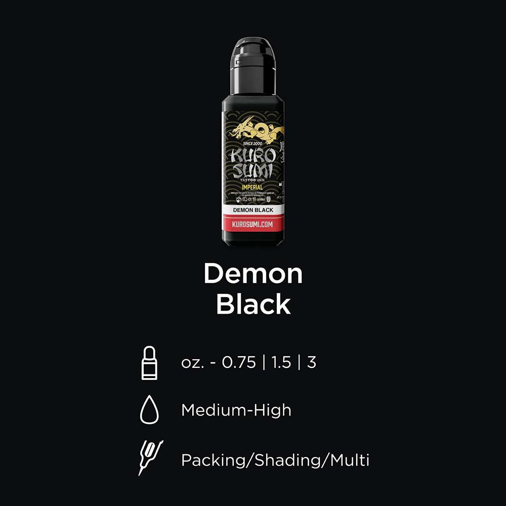 Tinta para Tatuagem Kuro Sumi Imperial Demon Black