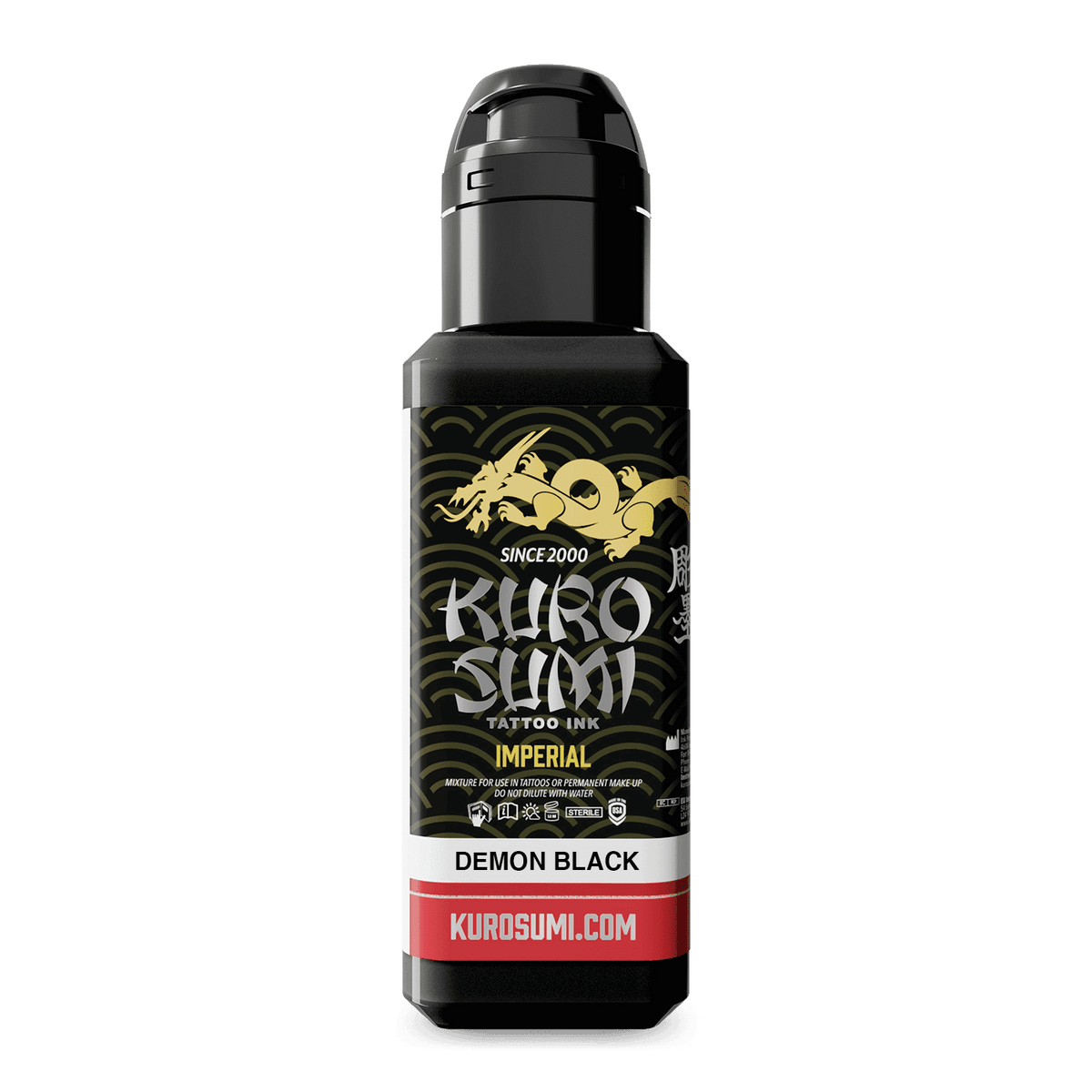 Tinta para Tatuagem Kuro Sumi Imperial Demon Black