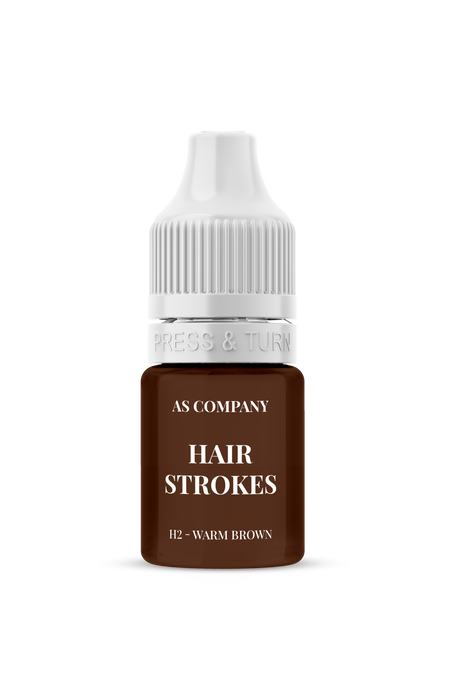 AS COMPANY Eyebrow Set Hair Strokes Hybrid Organic-Based 7×6ml