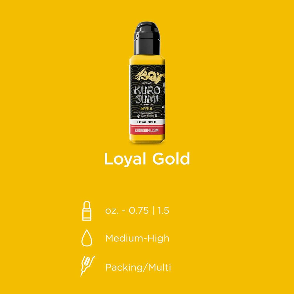 Kuro Sumi Imperial Tattoo Ink Loyal Gold