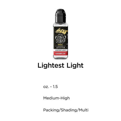 Tinta para Tatuagem Kuro Sumi Imperial Lightest Light 44ml