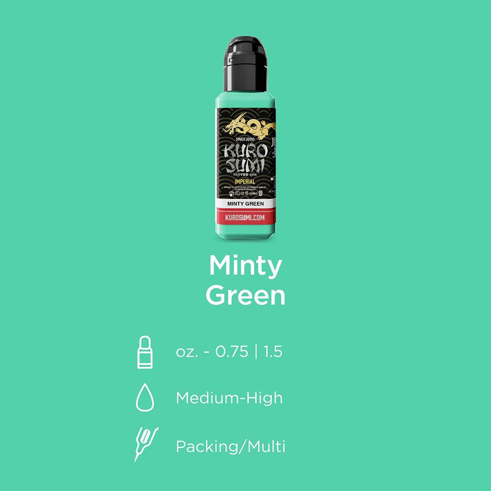 Tinta para Tatuagem Kuro Sumi Imperial Verde Menta