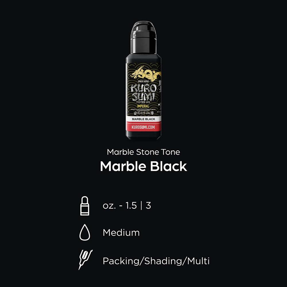 Tinta para Tatuagem Kuro Sumi Imperial Marble Black 44ml