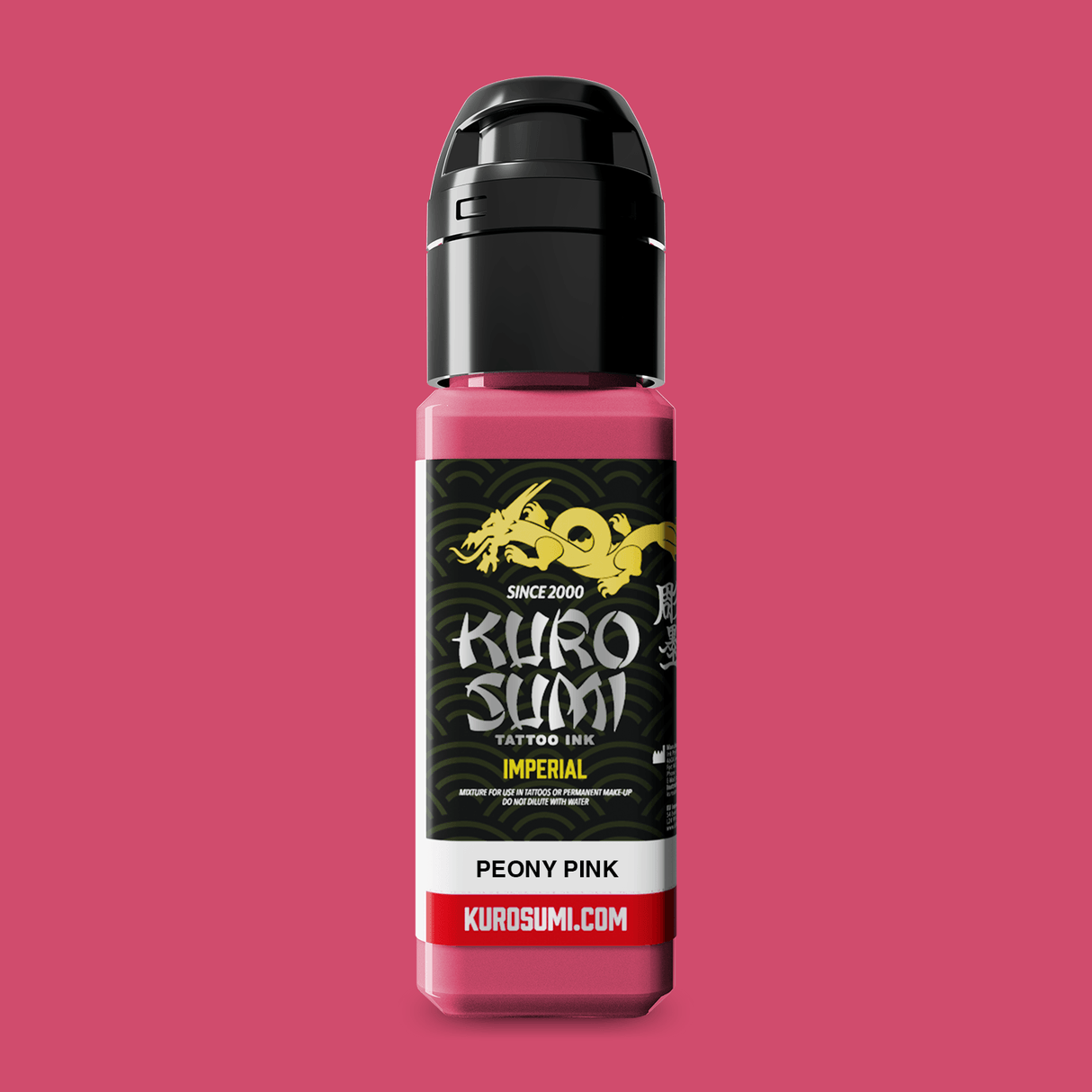 Tinta para Tatuagem Kuro Sumi Imperial Peony Pink 44ml