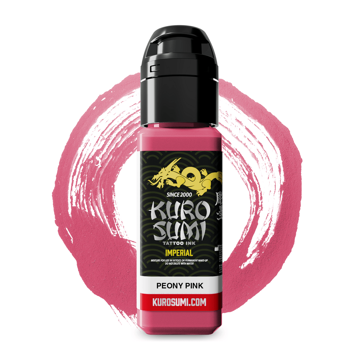 Tinta para Tatuagem Kuro Sumi Imperial Peony Pink 44ml