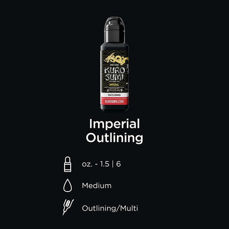 Kuro Sumi Imperial Tattoo Ink Imperial Outlining