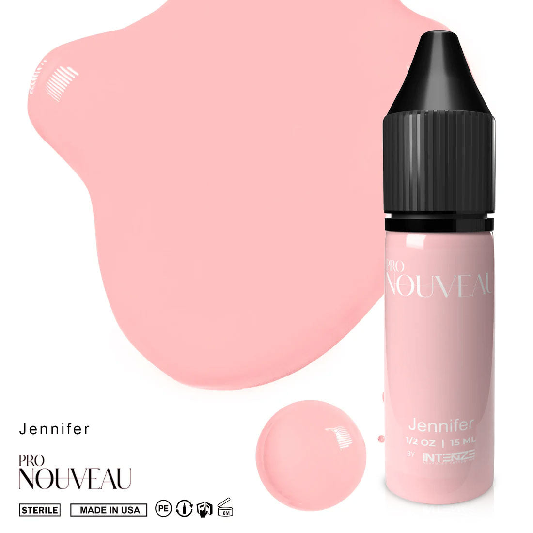 Coleção de Batons Blush Pro Nouveau da Intenze 6x15ml