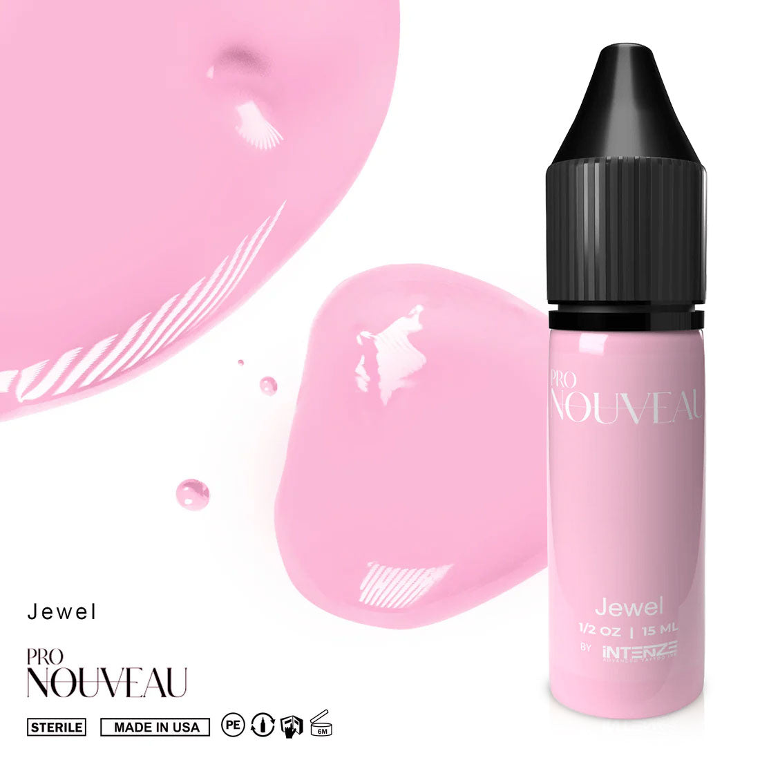 Pigmentos de Lábios Blush Pro Nouveau da Intenze Jewel 15ml