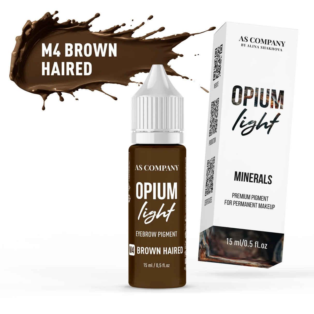 AS COMPANY M4-Cabelo Castanho Mineral (OPIUM LIGHT) 6/15ml