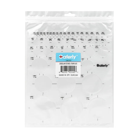 Clear Saferly Areola and Nipple Reconstruction Template used for precise medical nipple and areola reconstruction.