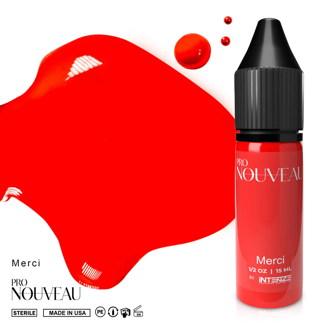 Coleção de Batons Pro Nouveau da Intenze 6x15ml
