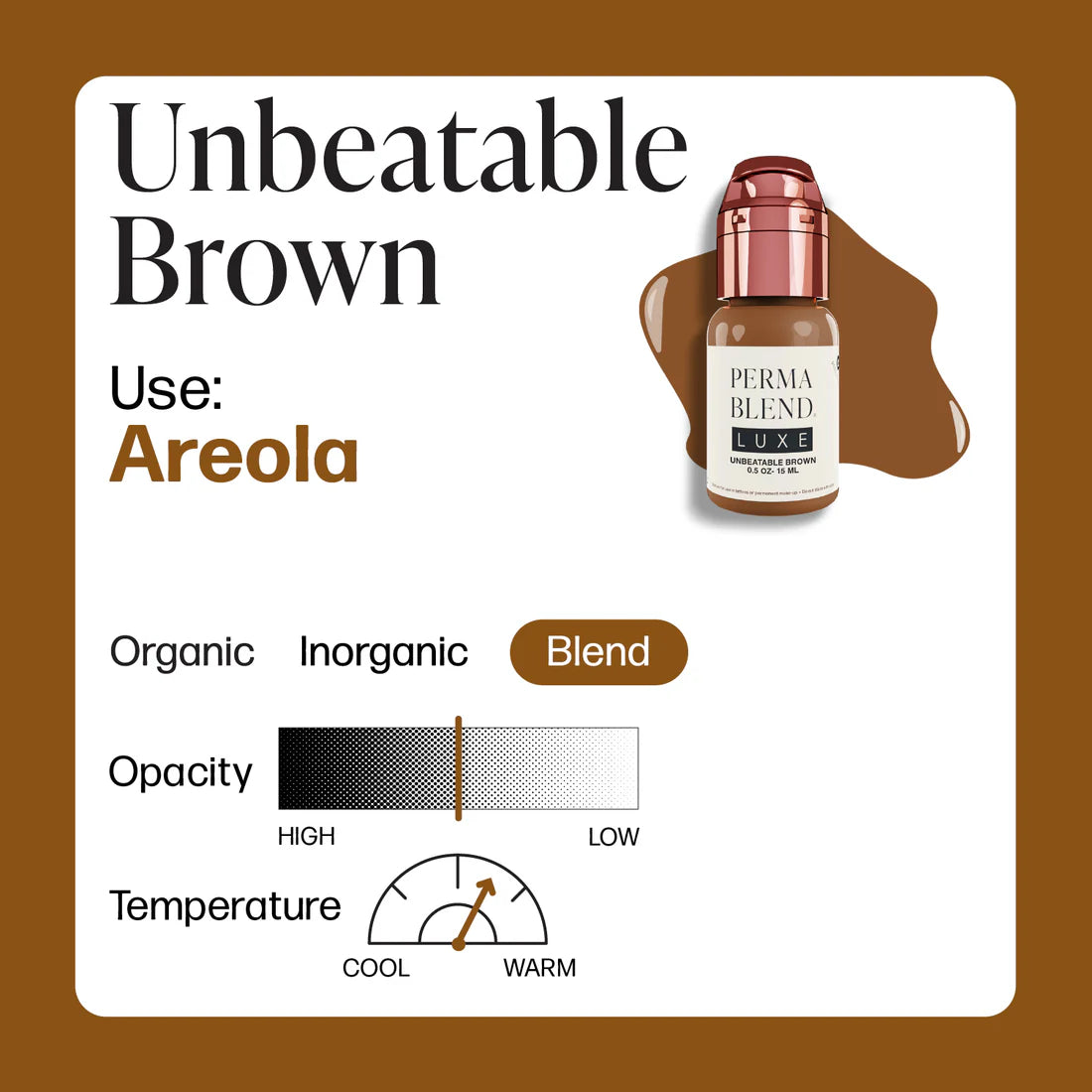 Perma Blend LUXE Areola Imparável Castanho Imbatível 15ml