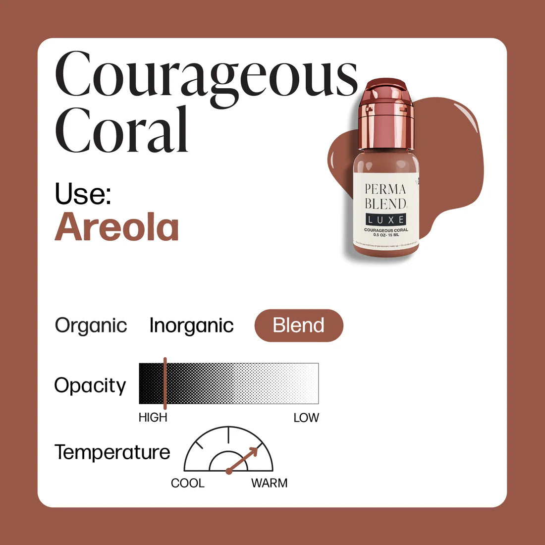 Perma Blend LUXE Areola Imparável Corajoso Coral 15ml