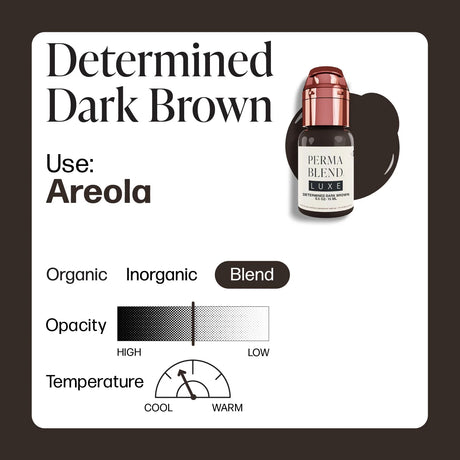 Perma Blend LUXE Areola Imparável Determinada Castanho Escuro 15ml