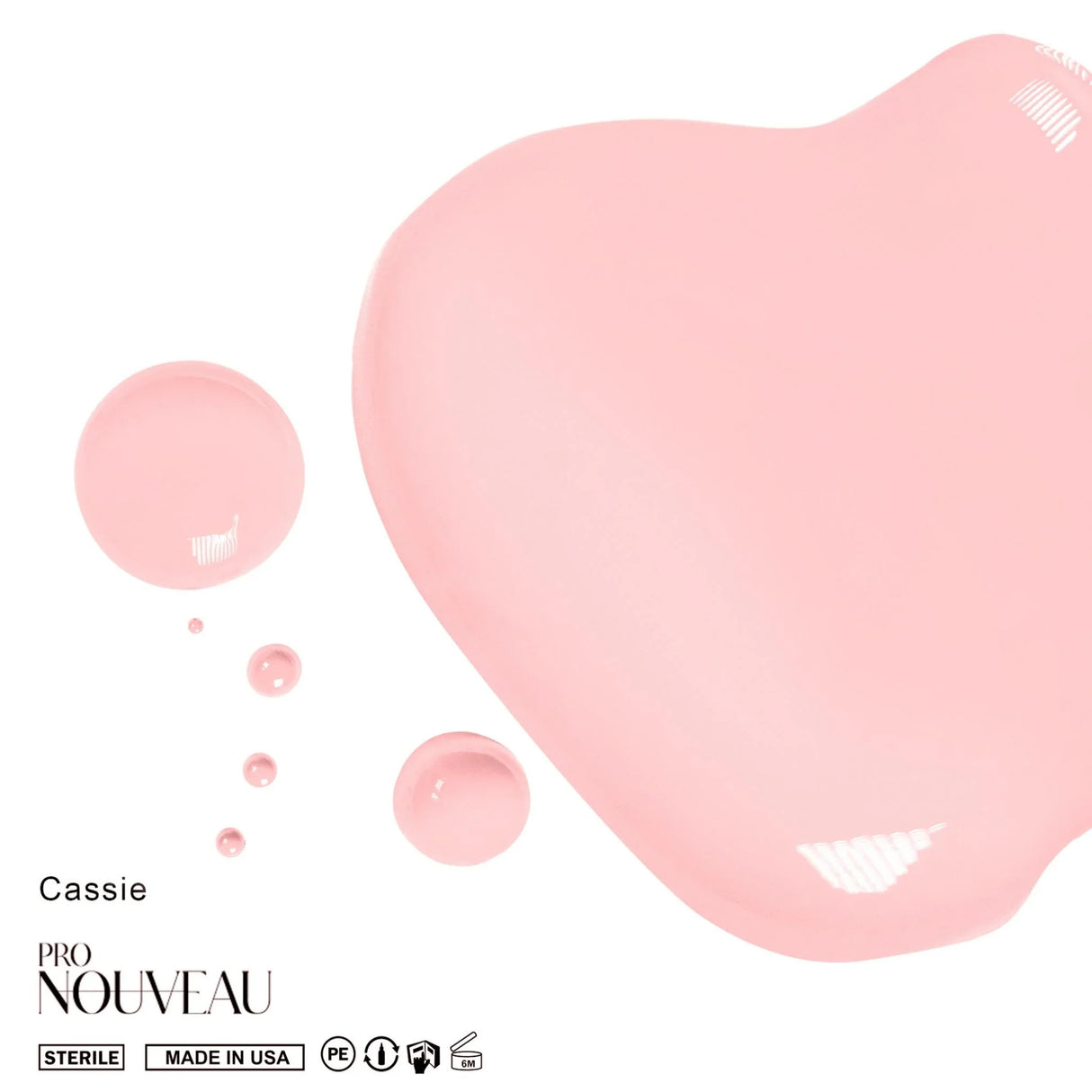 Pigmentos de Batom Pro Nouveau Blush por Intenze Cassie 15ml