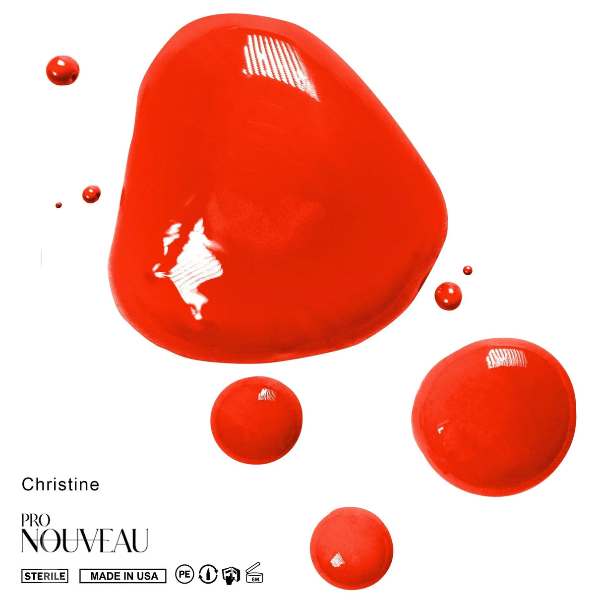 Pigmentos para Lábios Pro Nouveau da Intenze Christine 15ml