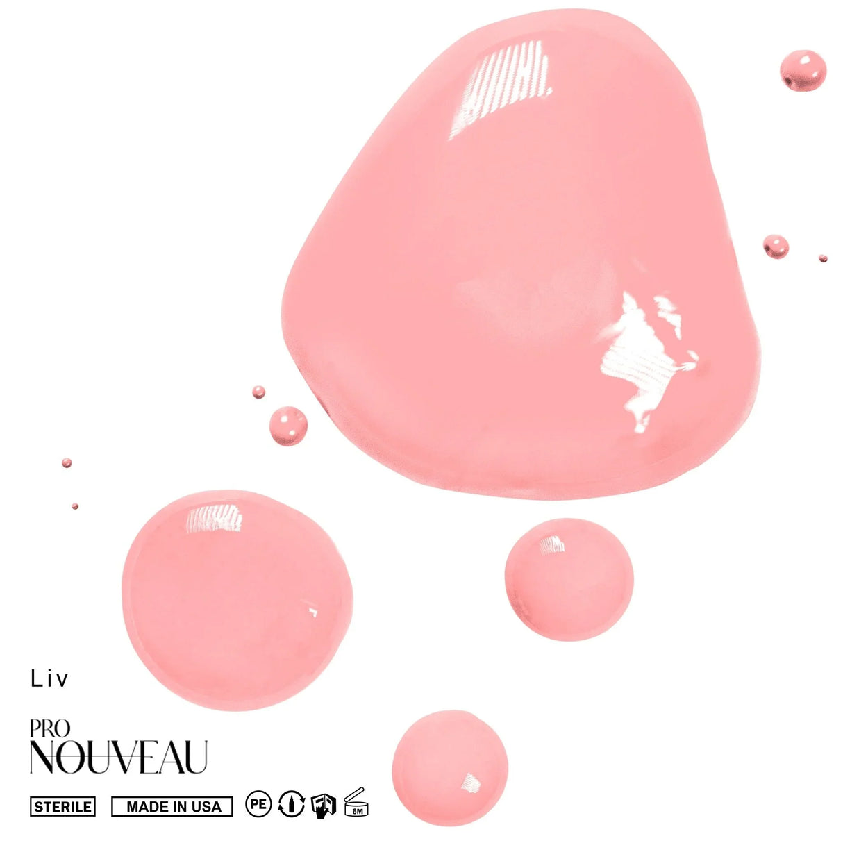 Pigmentos de Batom Pro Nouveau Blush da Intenze Liv 15ml