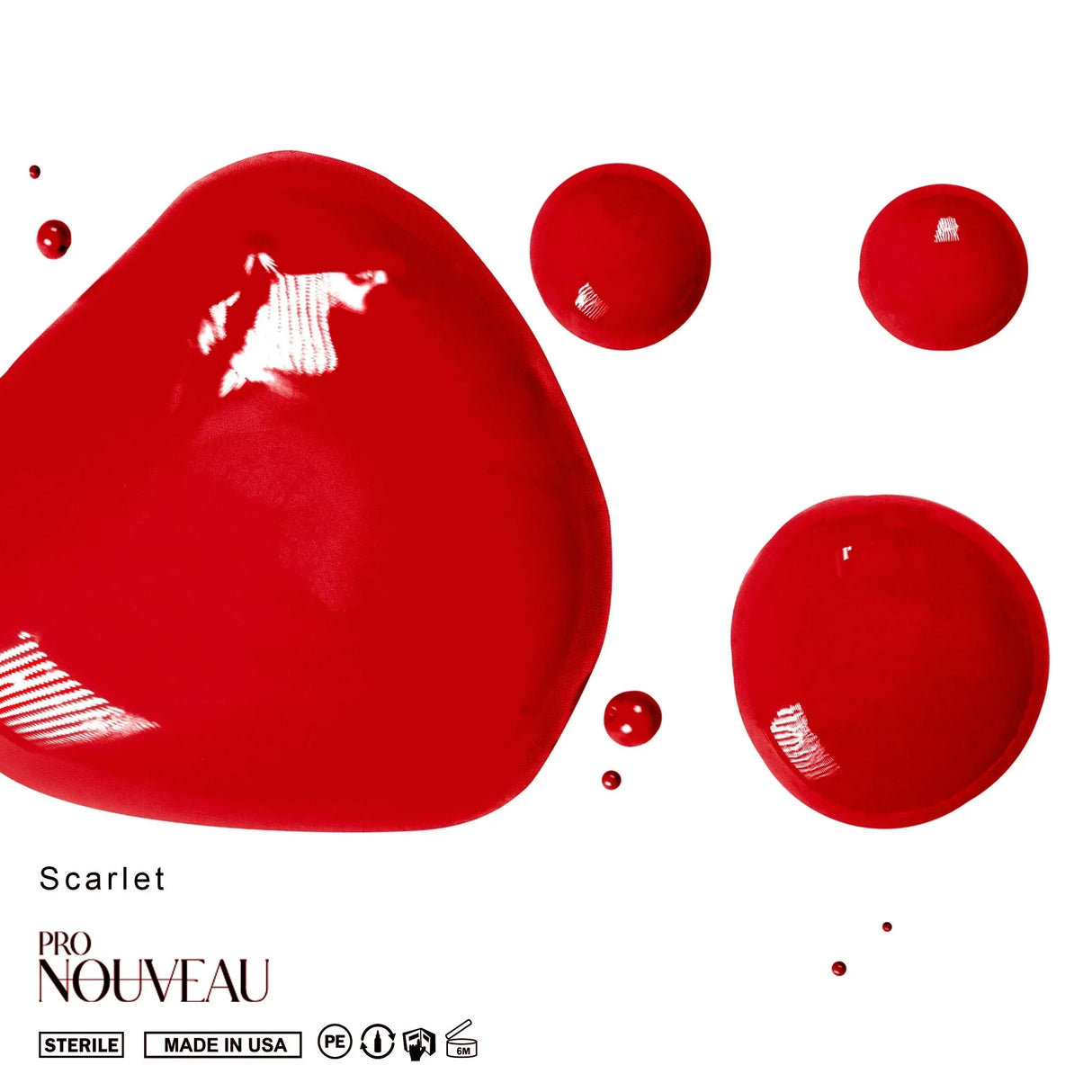 Pigmentos para Lábios Pro Nouveau da Intenze Scarlet 15ml