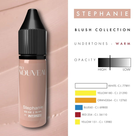 Pigmentos de Lábios Blush Pro Nouveau por Intenze Stephanie 15ml