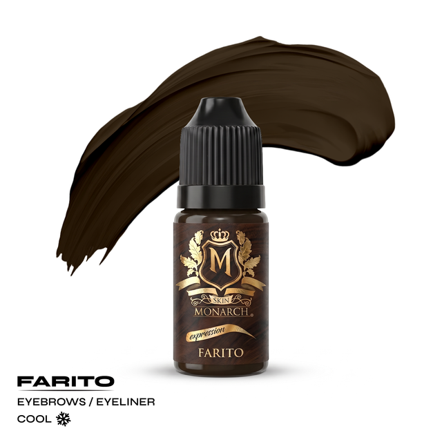 Skin Monarch Expression Line Farito eyebrow PMU pigment 10ml