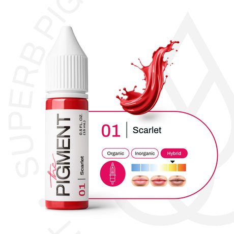 The Pigment 01 Scarlet Pigmento (15ml)
