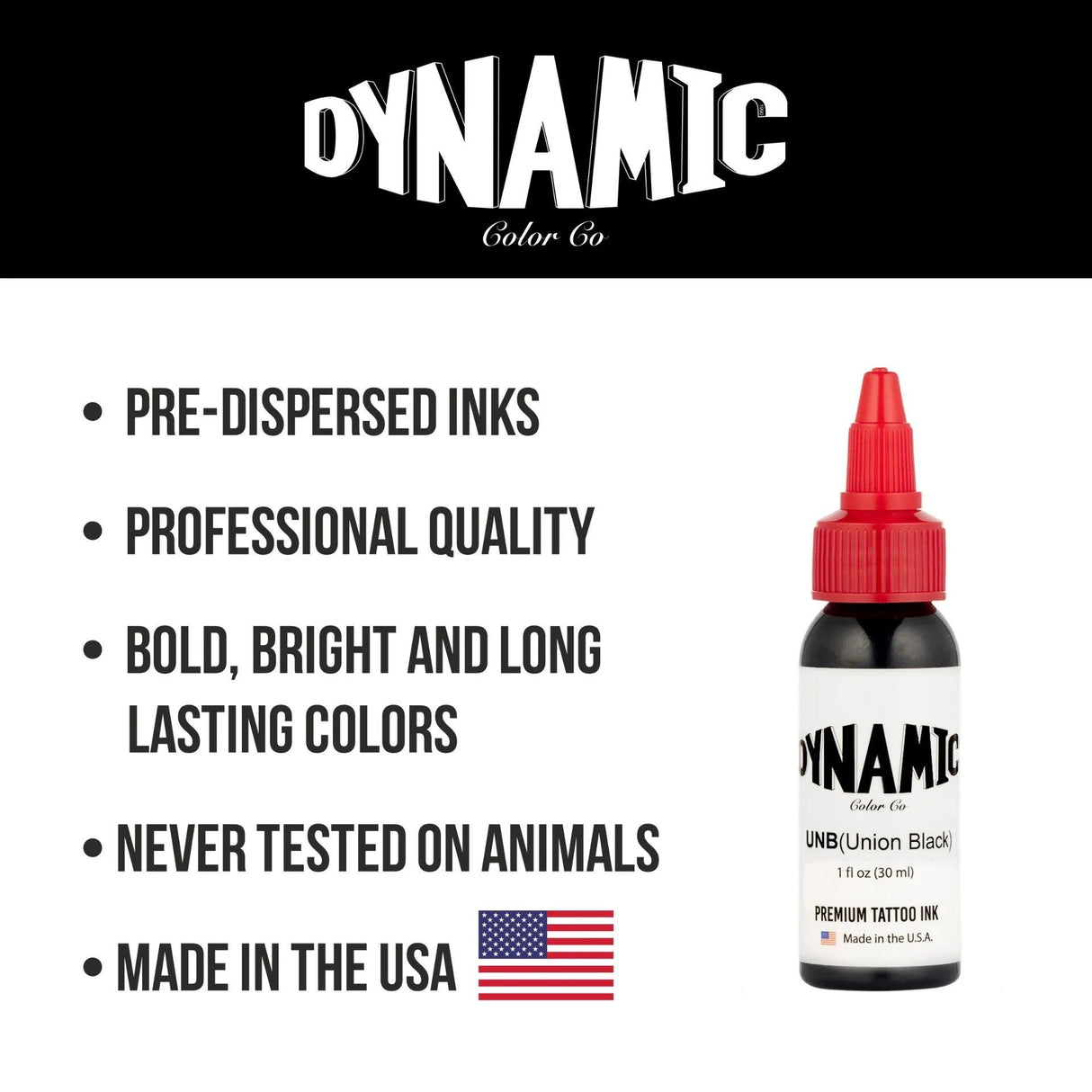 Dynamic Ink Union Black 30/240ml