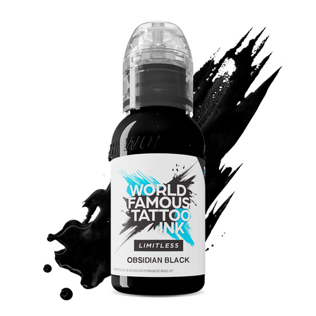 Conjunto de Contorno e Sombreado de Tinta para Tatuagem Limitless Mundialmente Famosa 4x30ml
