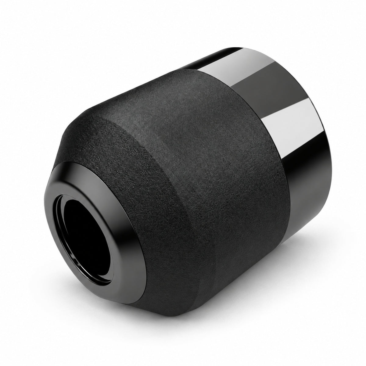 ACUS M1 Grip Punho Descartável Para Tatuagem Preto 33mm — um punho sobre fundo branco