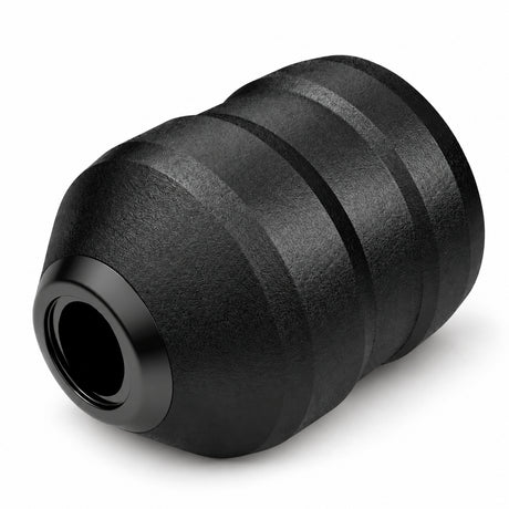 ACUS M1 Grip Plus Punho Descartável Para Tatuagem Preto 40mm — um punho sobre fundo branco