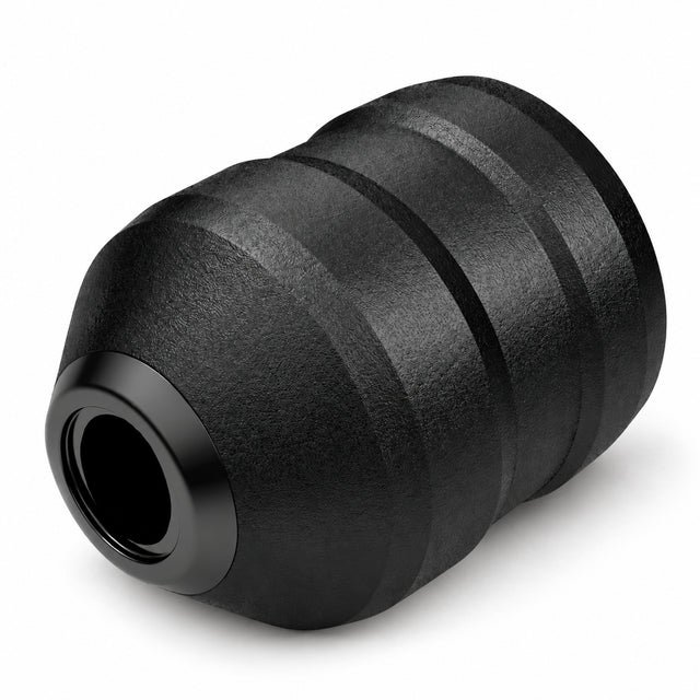 ACUS M1 Grip Plus Punho Descartável Para Tatuagem Preto 40mm — um punho sobre fundo branco