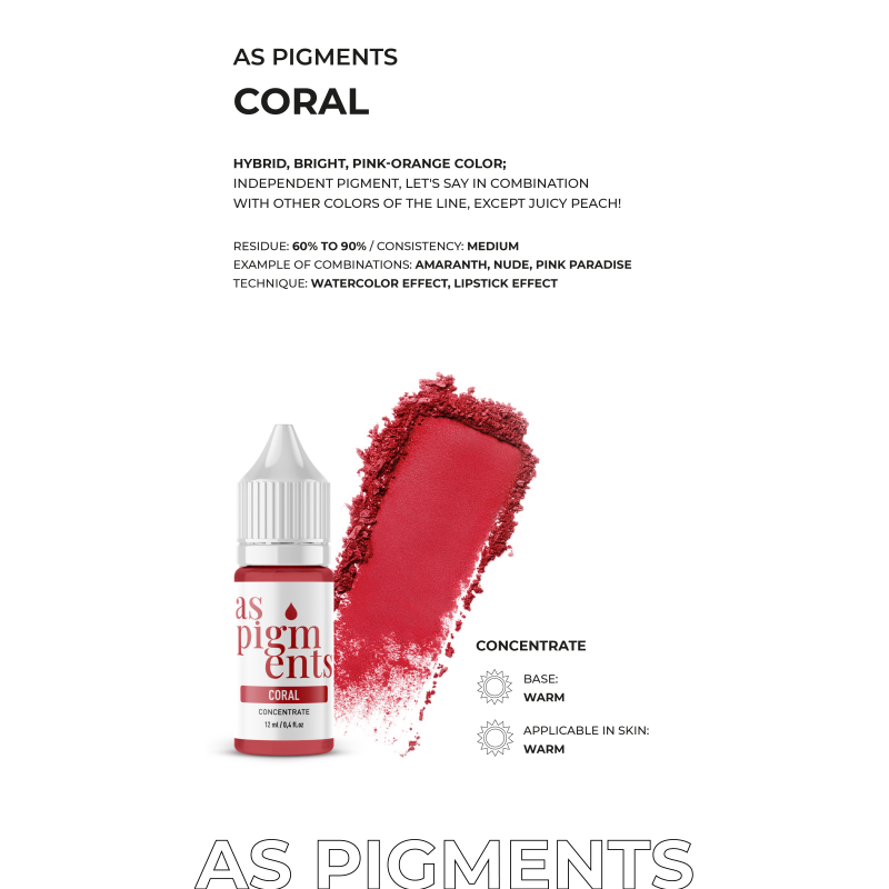 Conjunto de Concentrado AS COMPANY (Pigmentos AS) 6pcs/6ml