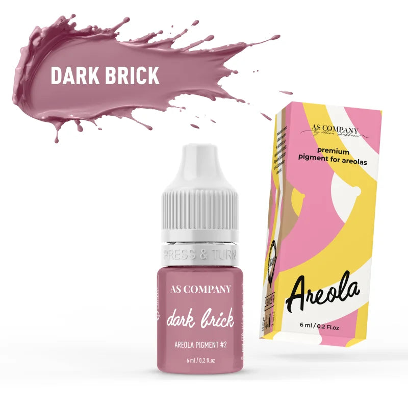 Conjunto de Pigmentos Híbridos para Aréola AS COMPANY 6 × 6ml