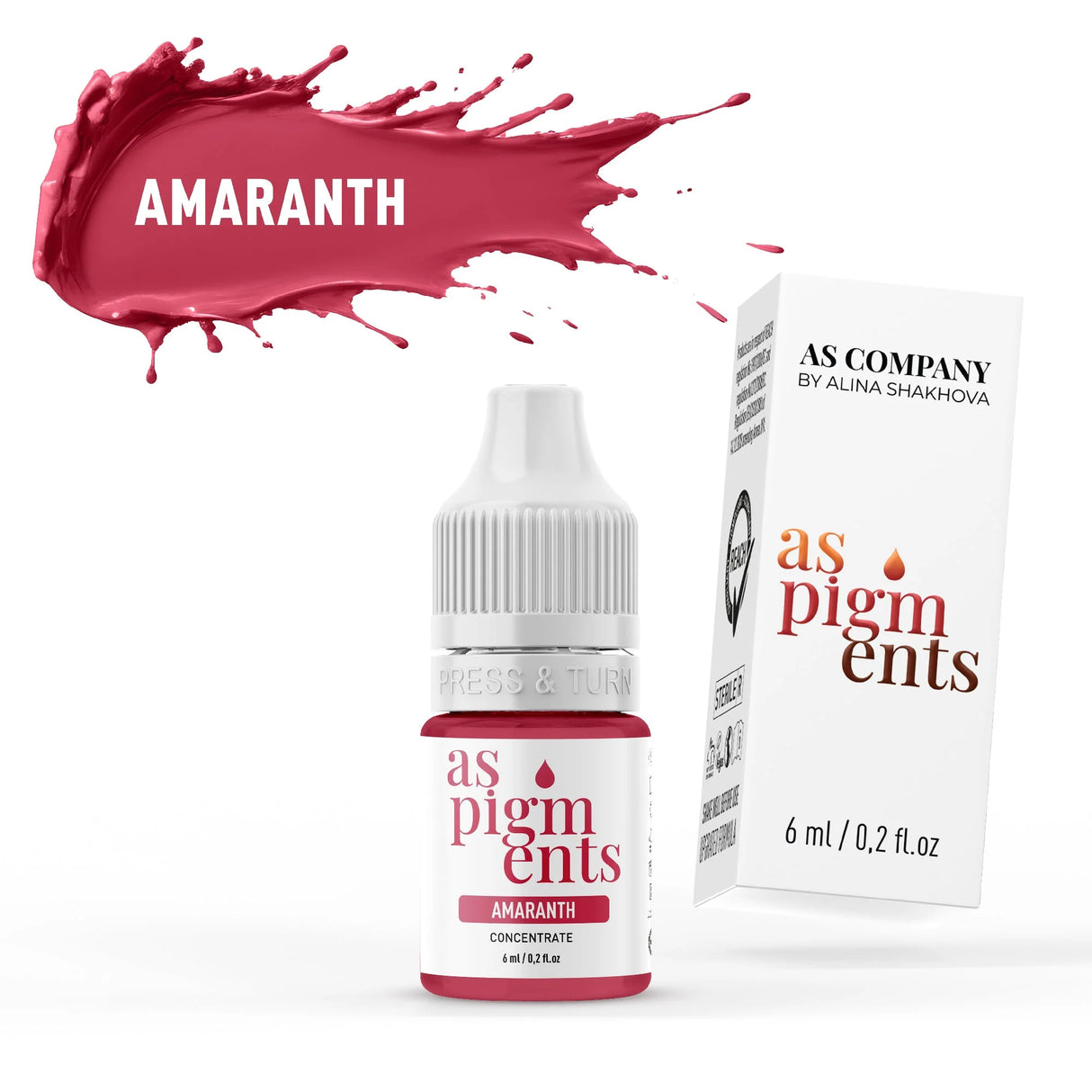 AS COMPANY Amaranth/Concentrado (Como Pigmentos) 6/12ml
