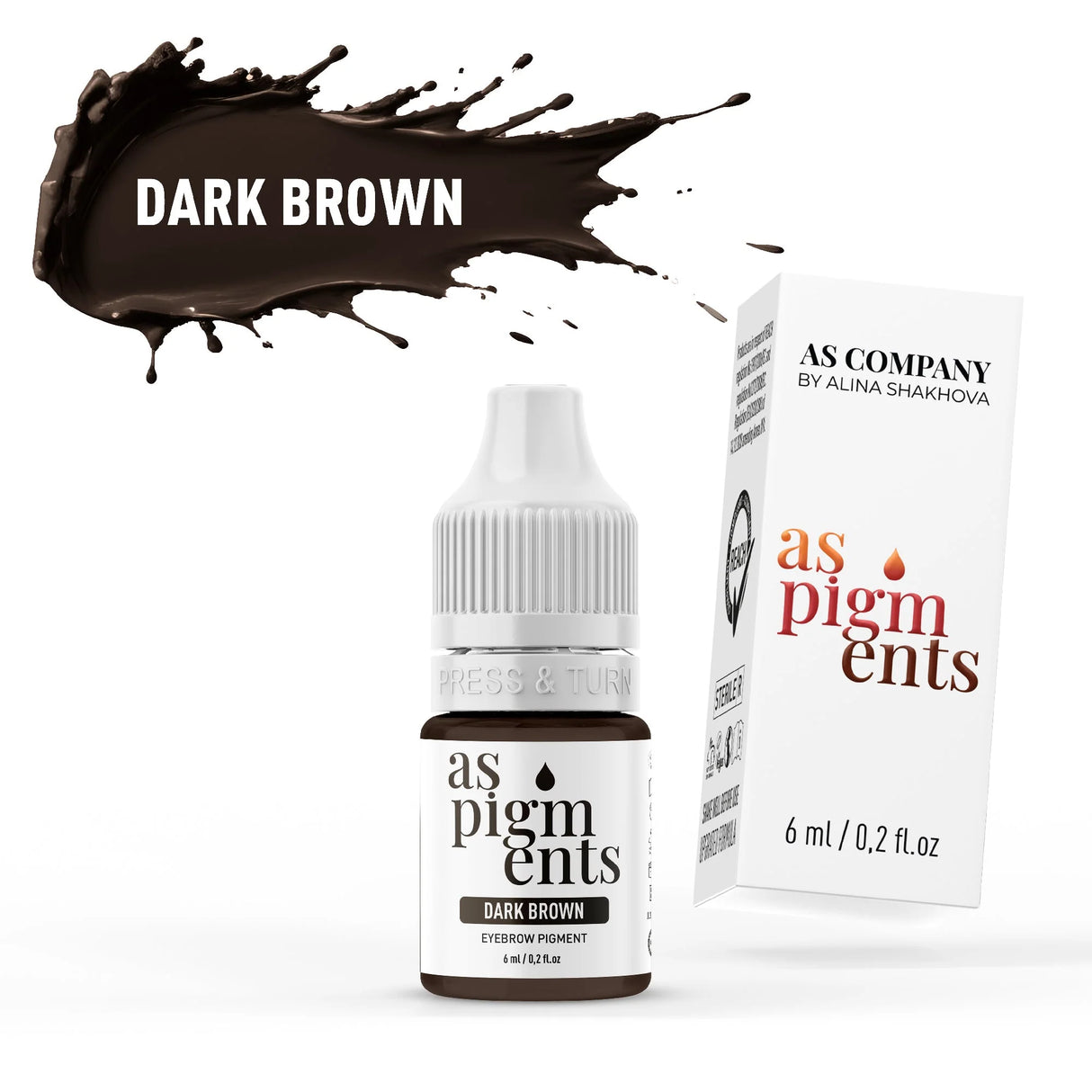 AS COMPANY Castanho Escuro (Pigmentos AS) 6/12ml