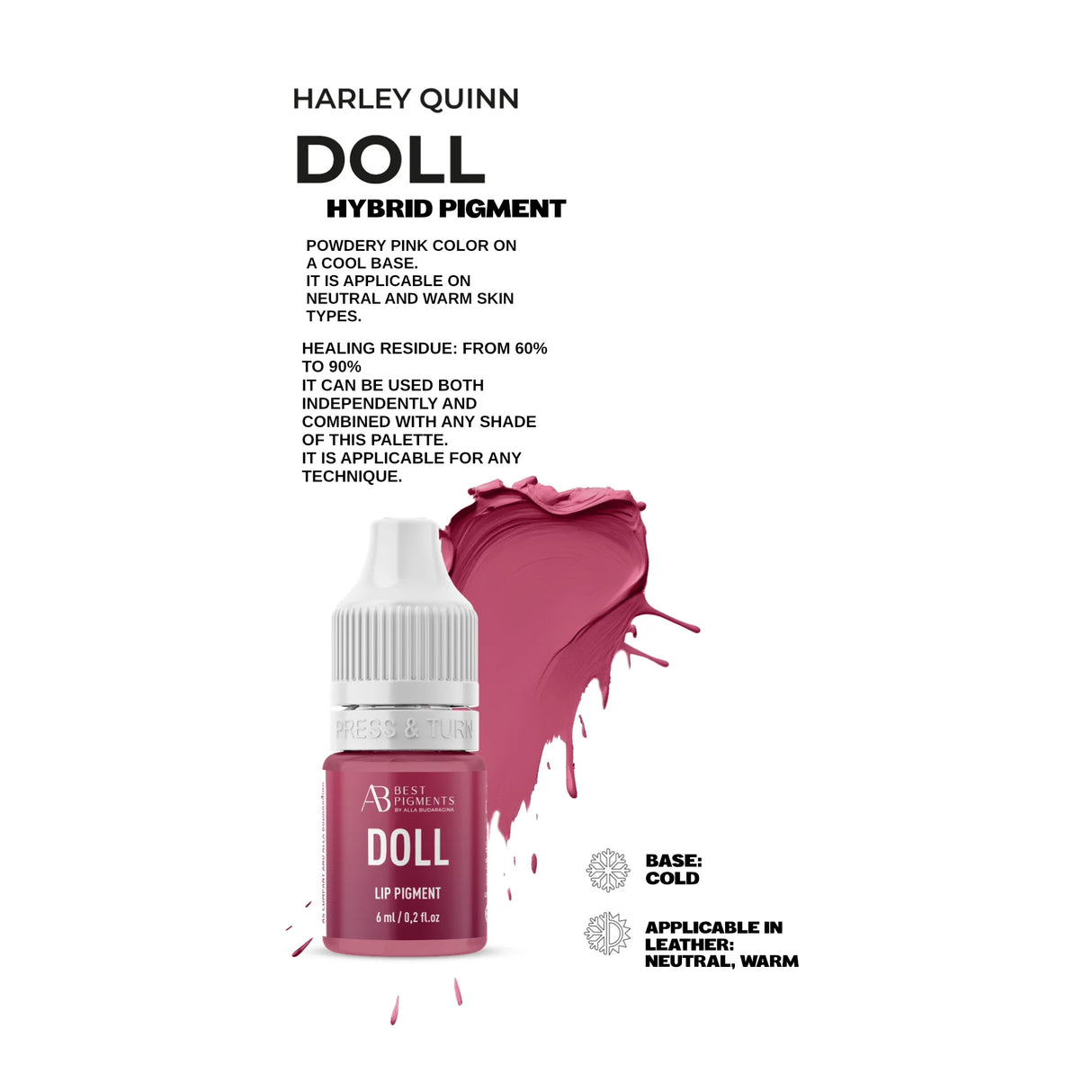 Boneca AS COMPANY (HARLEY QUINN) 6ml
