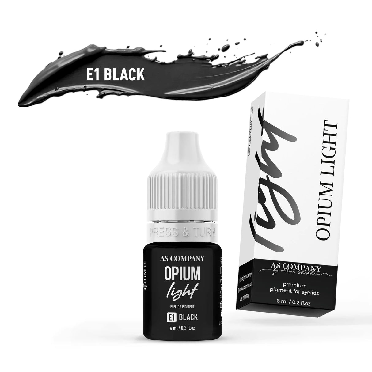 AS COMPANY E1 Preto (OPIUM LIGHT) 6ml